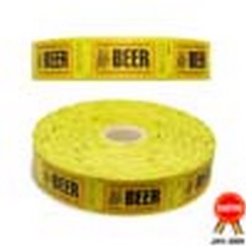 (1000) Roll Tickets - Beer party supplies